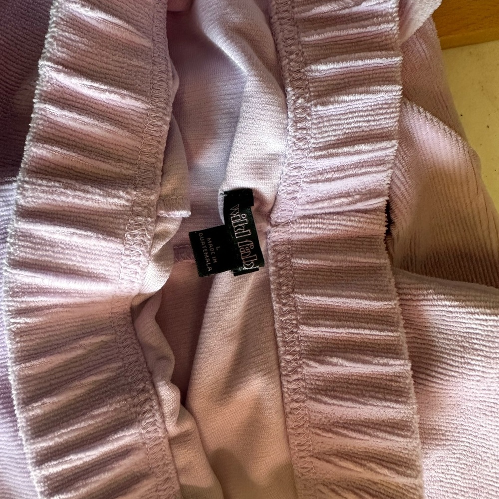 Wild Fable Lavender Flare Pants - Picture 4 of 6